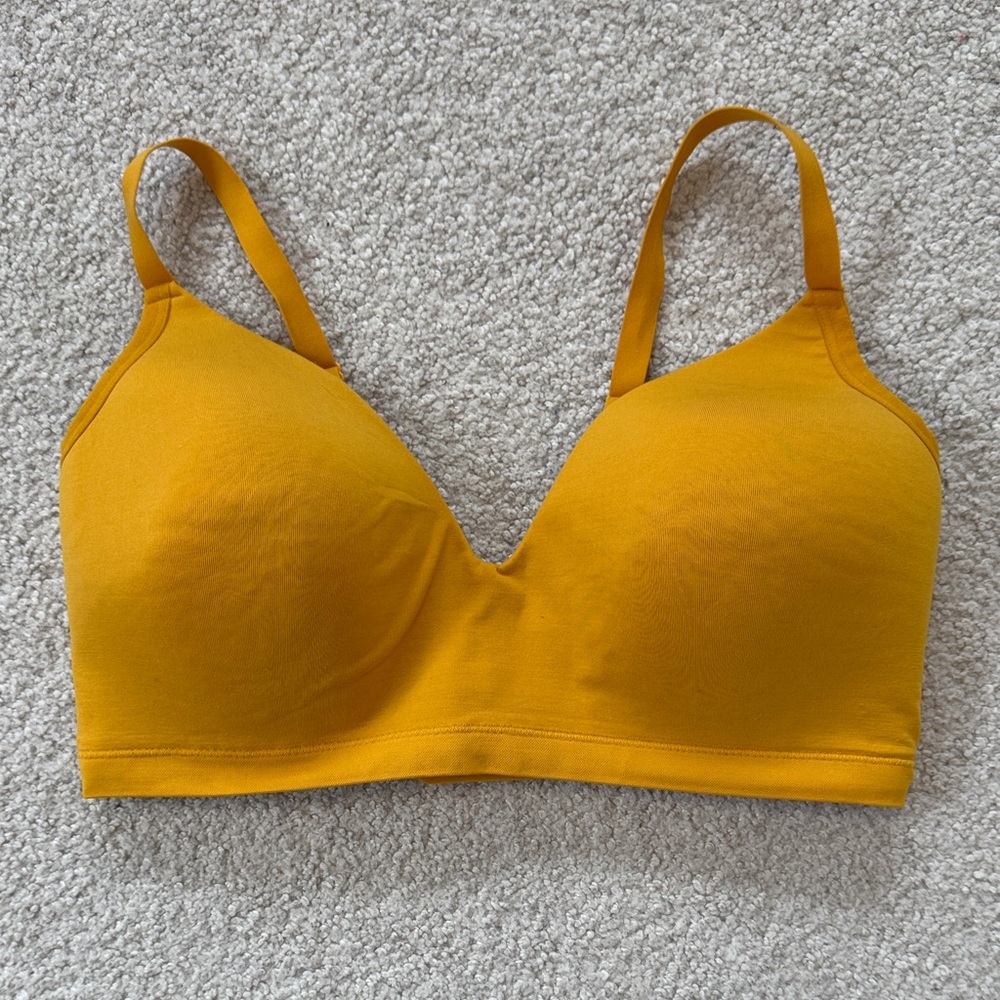 ThirdLove Wireless Lightly Padded Bra Yellow Size LG++